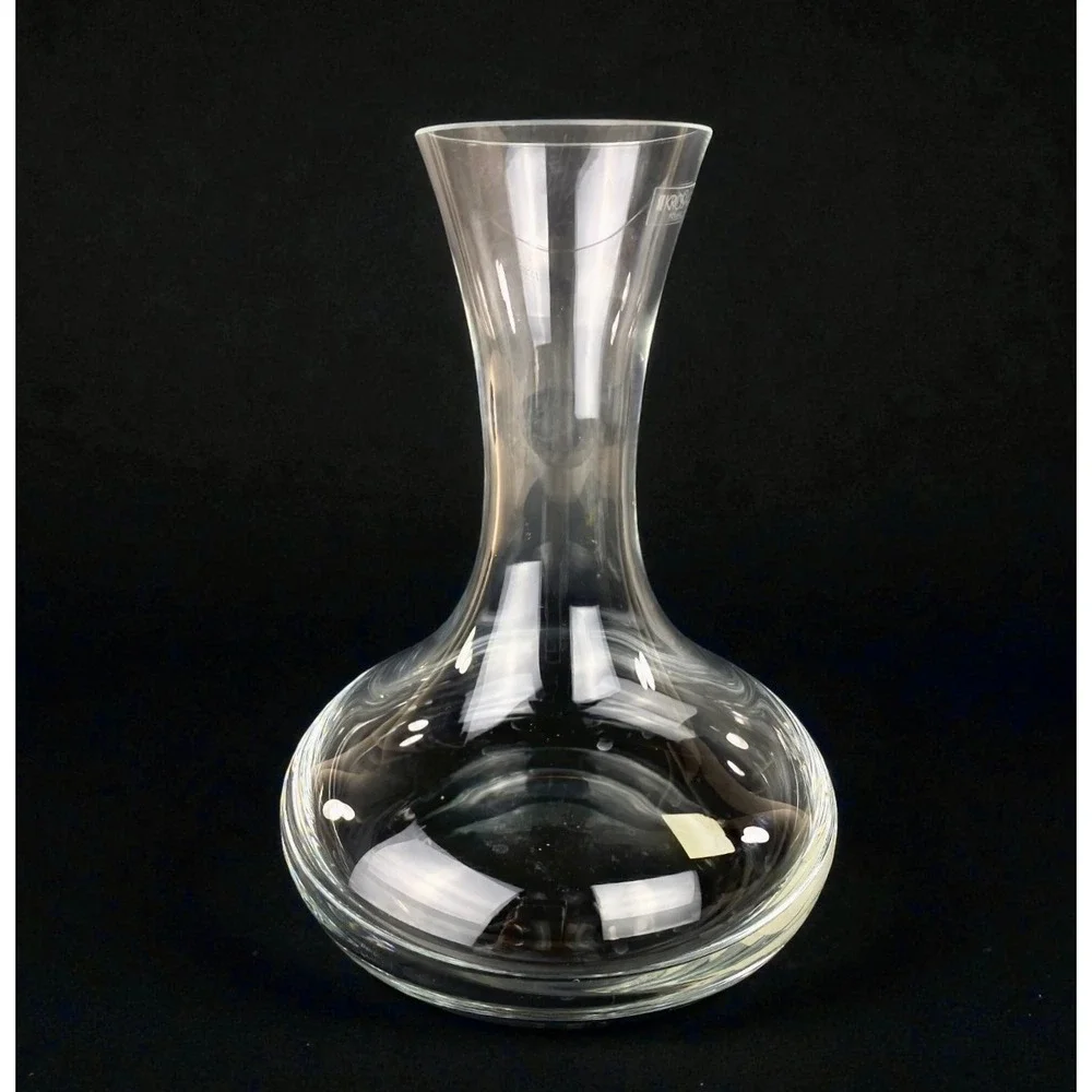 Krosno Poland Crystal Glass‎ Wine Decanter Modern Clear 9